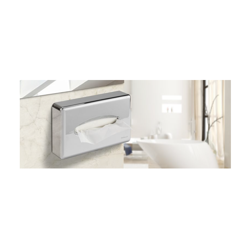 Stella dyspenser na chusteczki higieniczne 25.7×6×14 abs chrom 23.002