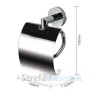 Stella Classic uchwyt do papieru z osłonką chrom 07.440