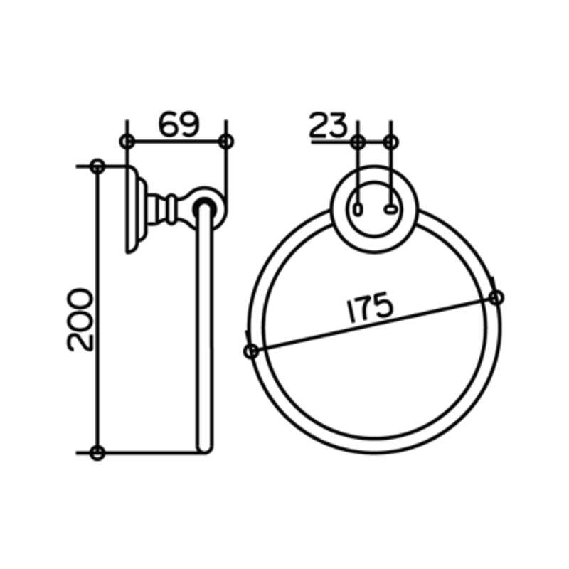 Keuco Astor 02121010000 Wieszak ręcznikowy