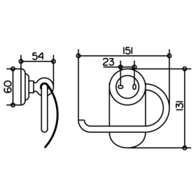 Keuco Astor 02160010000 Uchwyt na papier
