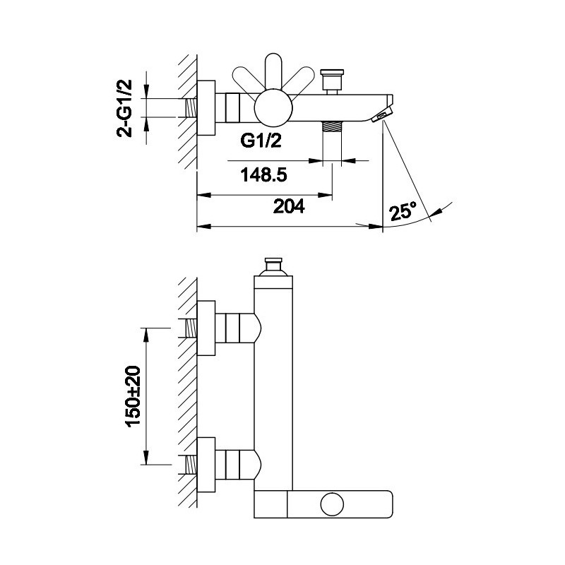Kohlman Boxine QW110B Bateria Wannowa