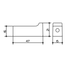 Keuco Edition 11 11114010000 Mały Haczyk