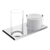 Keuco Edition 400 11553019000 Kubek na szczoteczki i dozownik