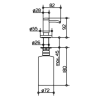 Keuco Plan 14949010200 Dozownik mydła w płynie