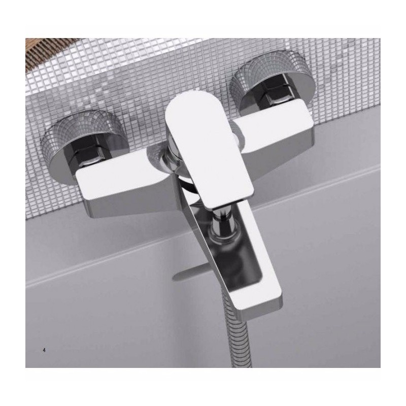 Remer Dream Bateria Wannowa Ścienna DR610CR Chrom