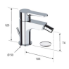 Remer Winner Bateria Bidetowa Stojąca WR604CR Chrom