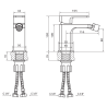 Vedo Mito Bateria bidetowa Chrom (VBM3002/CH)