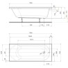 Koło Opal Plus Wanna Prostokątna 170x70 XWP1270