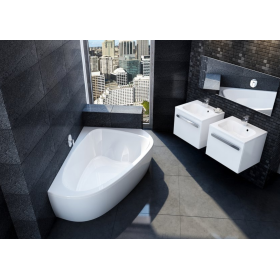 Ravak LoveStory II 196x113,5-139 P Wanna Asymetryczna (C761000000+CY75000000)