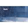 Ravak Rosa Parawan VSK2 160 L profil biały wypełnienie rain (76L9010041)