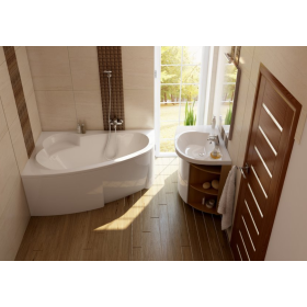 Ravak Asymmetric 150x100 L Wanna Asymetryczna (C441000000+GPX2240107)