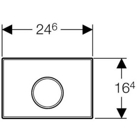 Geberit Sigma 10 Chrom błyszczący Przycisk