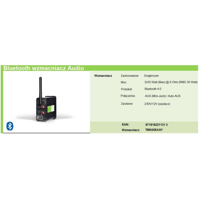 Timple Audio Wzmacniacz Bluetooth (TMN30EASY)