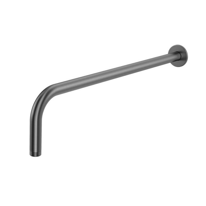 Kohlman okrągłe ścienne ramię do deszczownicy grafit 40 cm WNEG
