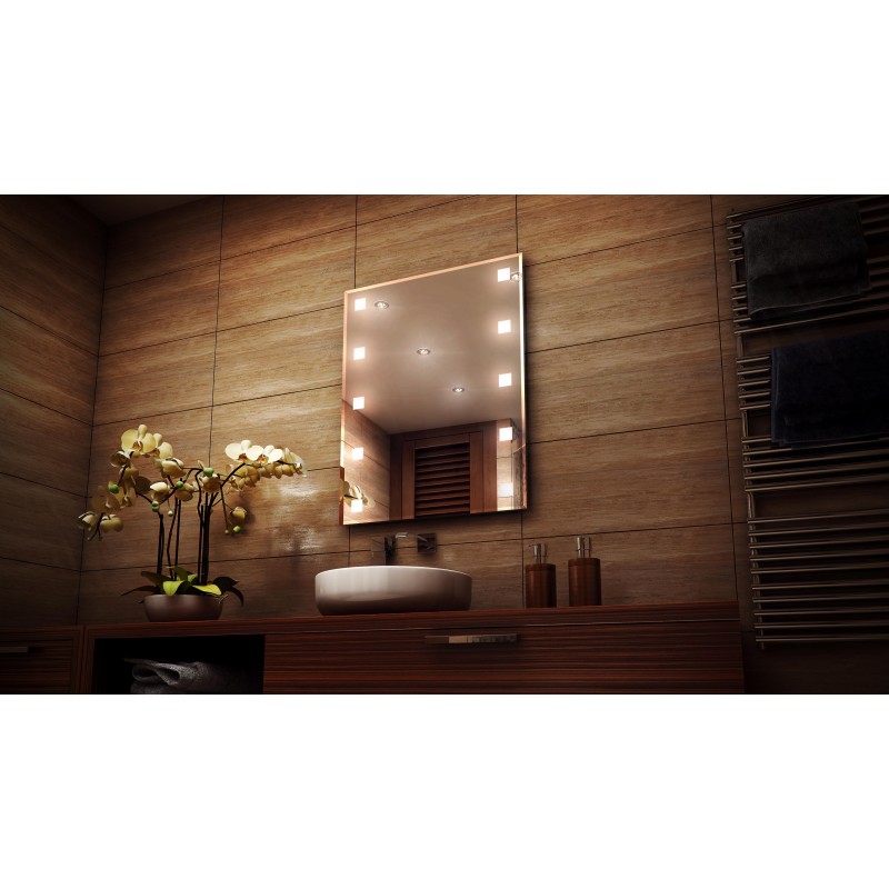 MF Design MFDLE Lustro z oświetleniem LED 60 x 80 cm (MFDLE60x80)
