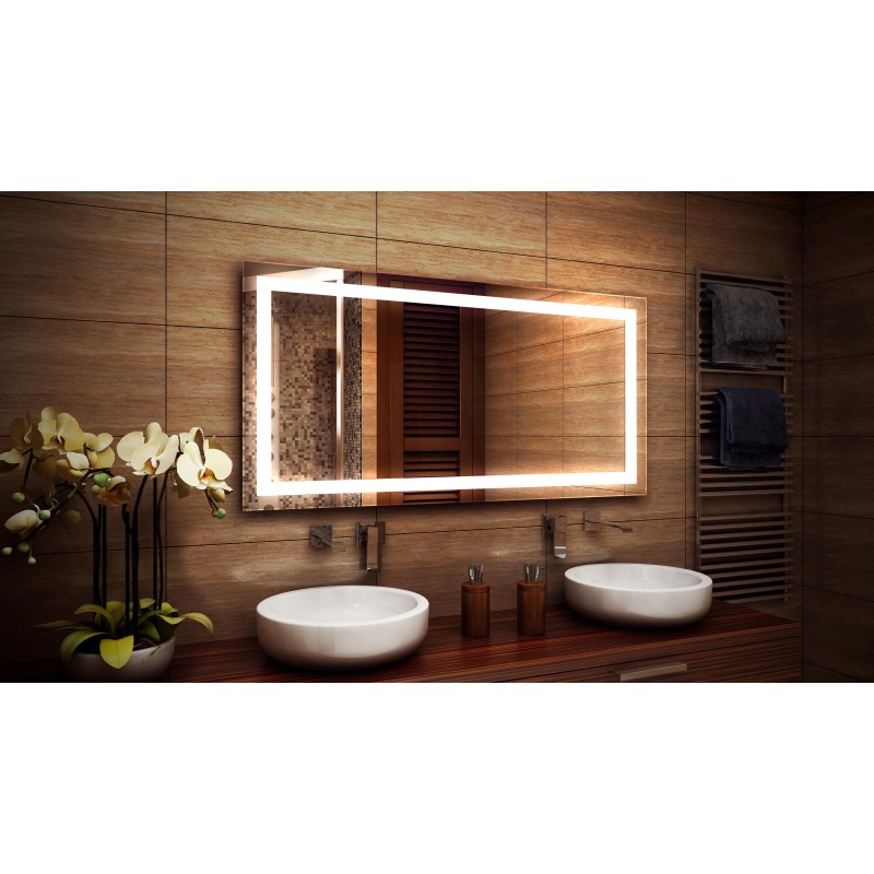 MF Design MFDFE Lustro z oświetleniem LED 120 x 80 cm (MFDFE120x80)