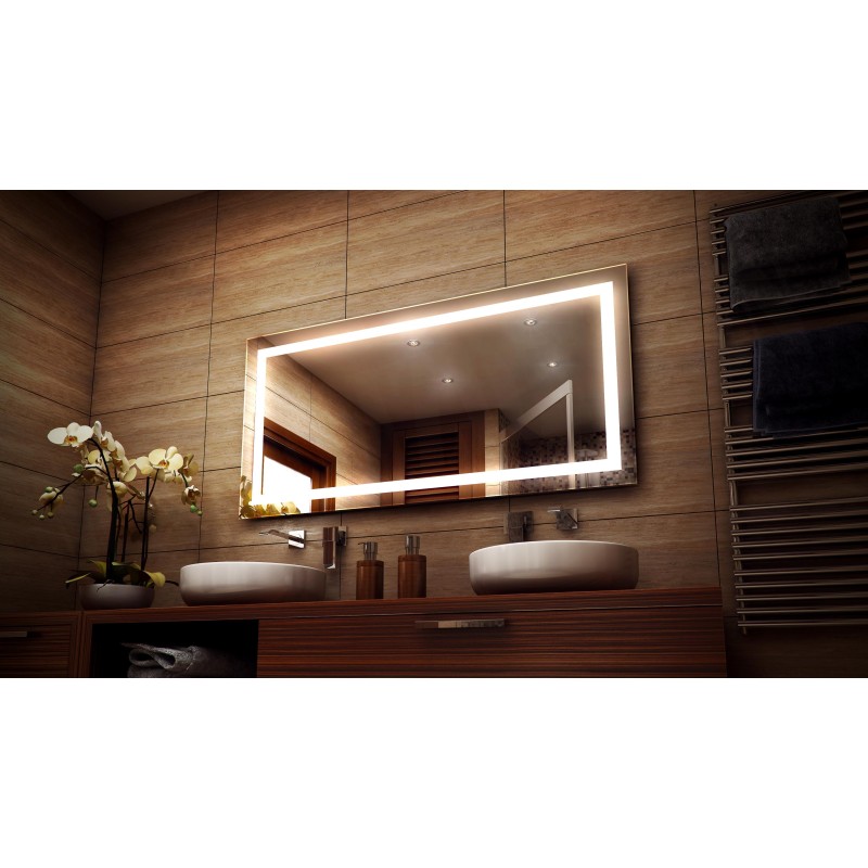 MF Design MFDFE Lustro z oświetleniem LED 120 x 80 cm (MFDFE120x80)