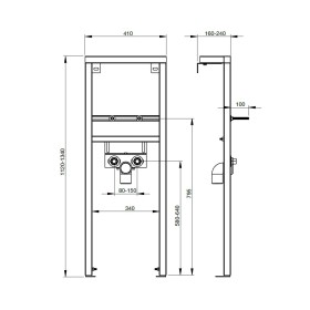 Roca Stelaż podtynkowy do umywalki (A890073000)