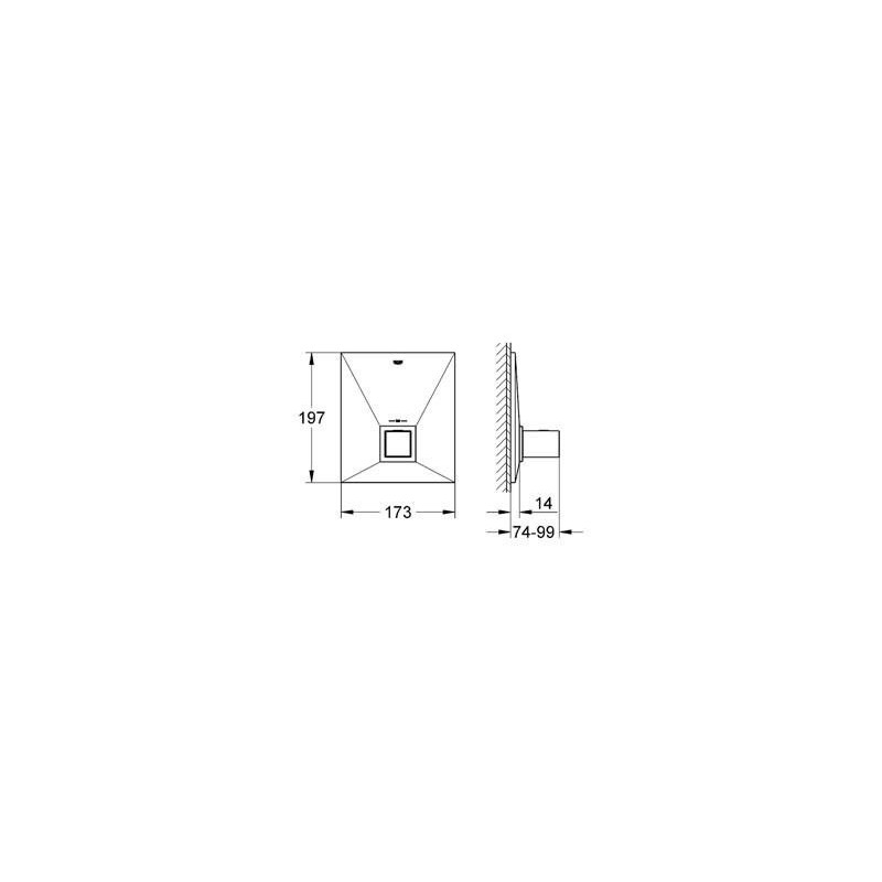 Grohe Allure Brilliant Bateria Centralna z Termostatem 19887000