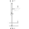 Geberit Duofix stelaż podtynkowy dla umywalki lub baterii stojącej 50/130/7.5 cm (111.471.00.1)