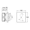 Roca Insignia Termostatyczna bateria wannowo-natryskowa podtynkowa do Rocabox (A5A0C3AC00)