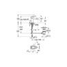 Grohe Eurocube Bateria Bidetowa 23138000