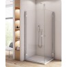 SanSwiss Annea Zestaw1 AN1C D+G 80x80 cm Kabina + Brodzik + Syfon
