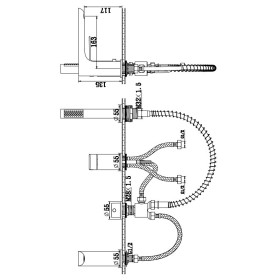 Kohlman Proxima QB244P Bateria wannowa