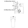 Kohlman Proxima QW220P Bateria prysznicowa podtynkowa