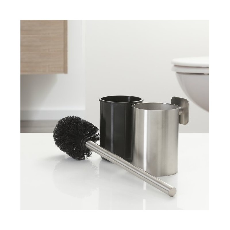 Tiger Colar Szczotka wc z pojemnikiem stal nierdzewna Szczotkowana (1314830946)