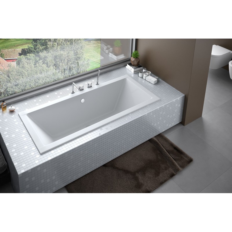 Besco Quadro Slim Wanna Prostokątna 170x75