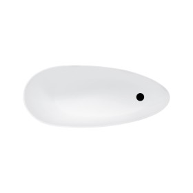 Besco Keya B&W Wanna Owalna Wolnostojąca 165x70