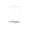 Besco Aveo Due Kabina Prysznicowa Walk-In 140x195 cm (AVD-140-195C)