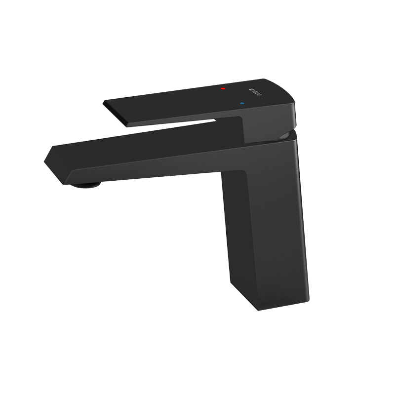 Vedo Sette Nero Bateria bidetowa z korkiem click-clack Czarny Mat (VBS7002/C/CZ)