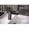 Vedo Sette Nero Bateria bidetowa z korkiem click-clack Czarny Mat (VBS7002/C/CZ)
