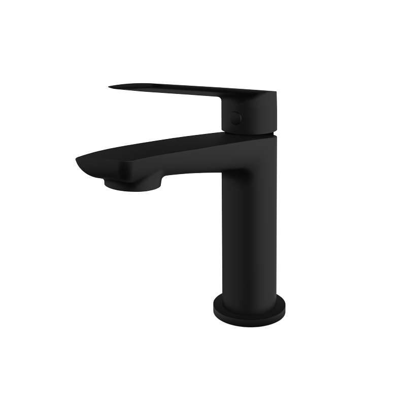 Vedo Desso Nero Bateria umywalkowa z korkiem Click-Clack Czarny Mat (VBD4001/C/CZ)