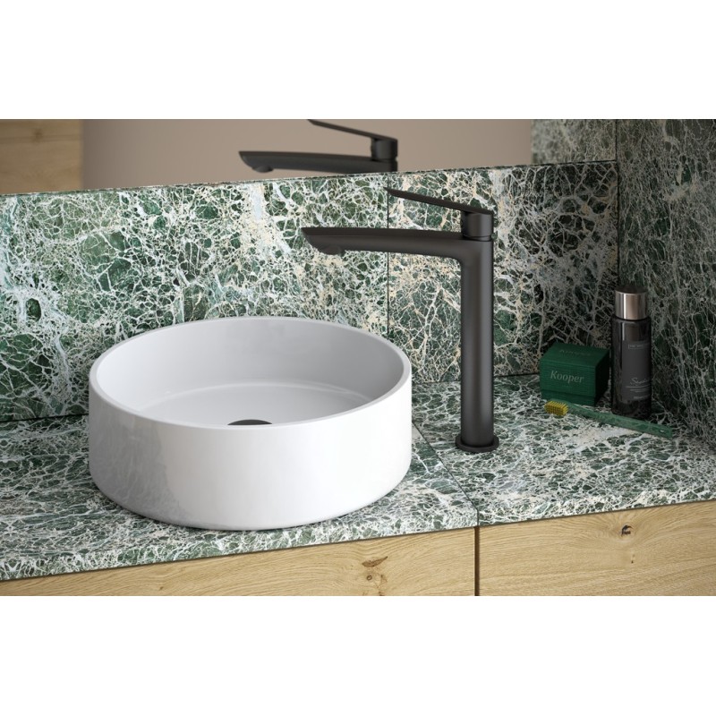 Vedo Desso Nero Bateria umywalkowa wysoka Czarny Mat (VBD4003/CZ)