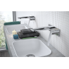 Vedo Desso Bateria umywalkowa ścienna z korkiem Click-Clack Chrom (VBD4012/C/CH)