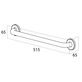 Tiger Libra Uchwyt Przywannowy stal nierdzewna Szczotkowana 1330230946