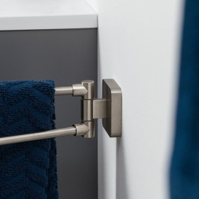 Tiger Onu Wieszak na ręczniki dwuramienny stal nierdzewna Szczotkowana (1318730946)