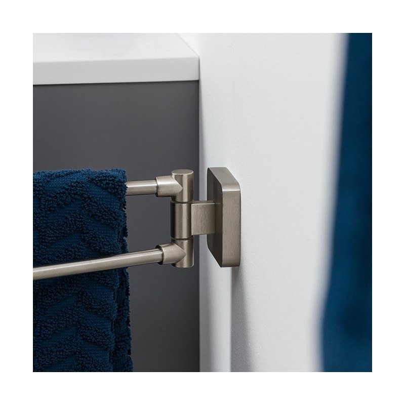 Tiger Onu Wieszak na ręczniki dwuramienny stal nierdzewna Szczotkowana (1318730946)