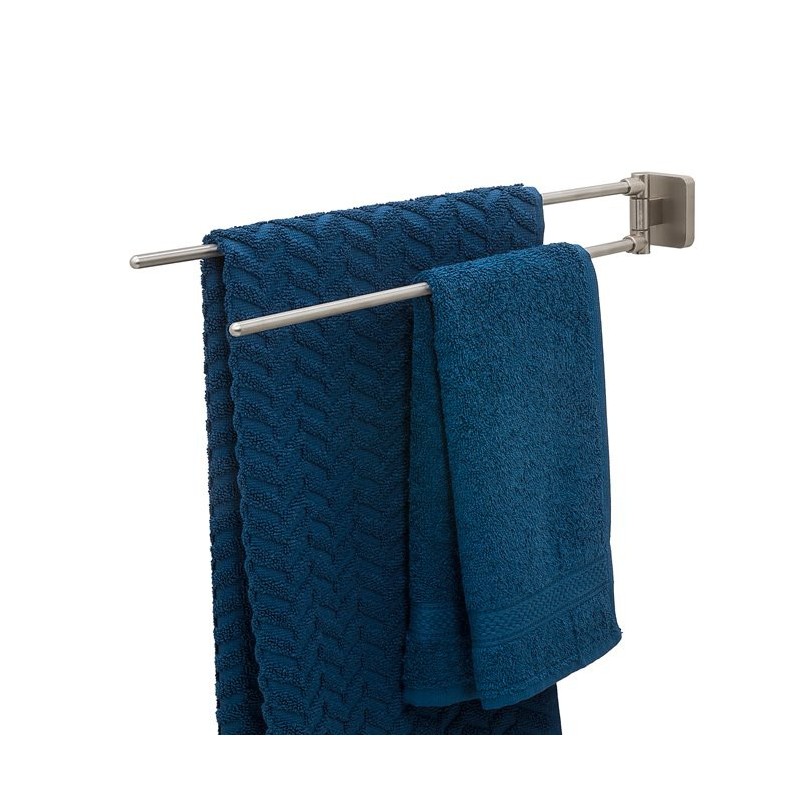 Tiger Onu Wieszak na ręczniki dwuramienny stal nierdzewna Szczotkowana (1318730946)