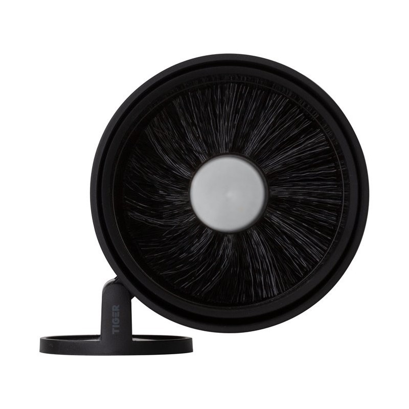 Tiger Tune Szczotka toaletowa z czarnego, szczotkowanego metalu/ Czarna (1327338946)