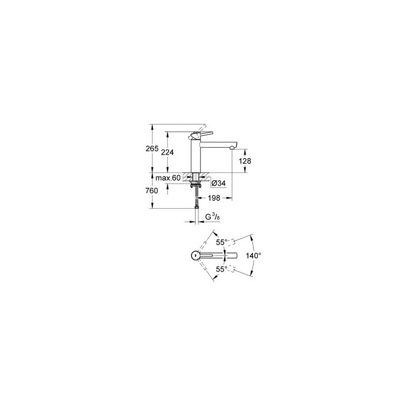 Grohe Concetto Bateria Kuchenna 31210001