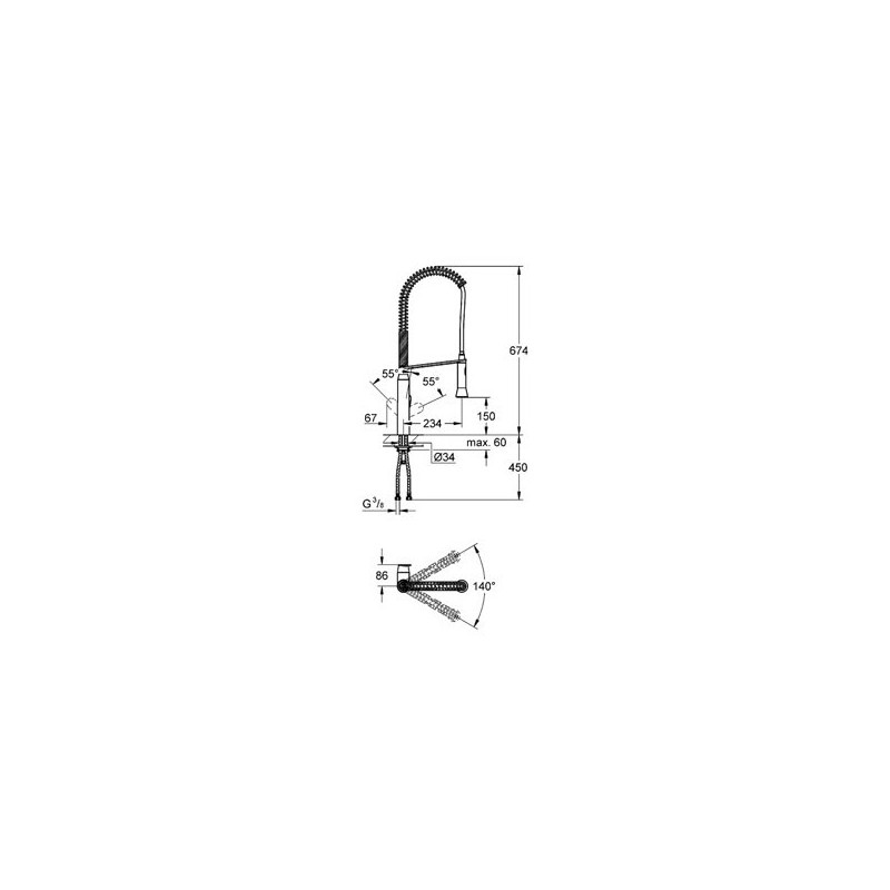 Grohe K7 Bateria Kuchenna 32950000