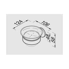 Geesa Nemox Black Mydelniczka Czarna 916503-06