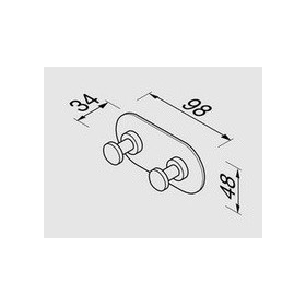 Geesa Nemox Black Haczyk Podwójny Czarny 916515-06