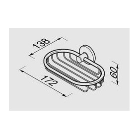 Geesa Hotel Koszyk Prysznicowy Chrom 915314-02