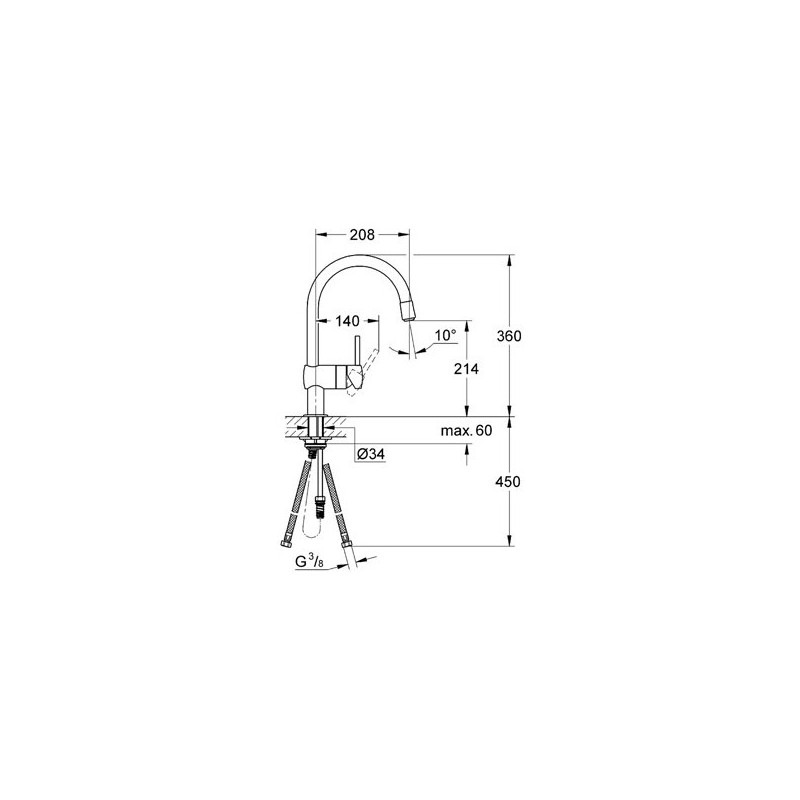 Grohe Minta Bateria Kuchenna 32918000