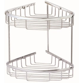 Stella koszyk podwójny narożny 20.5×20.5×27 chrom 16.052